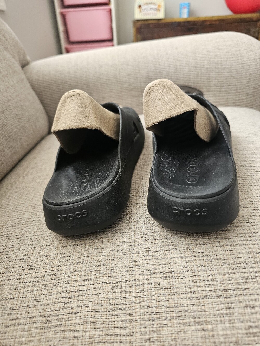 Crocs Getaway Weave Slide Sandals Size 11 - Picture 5 of 6